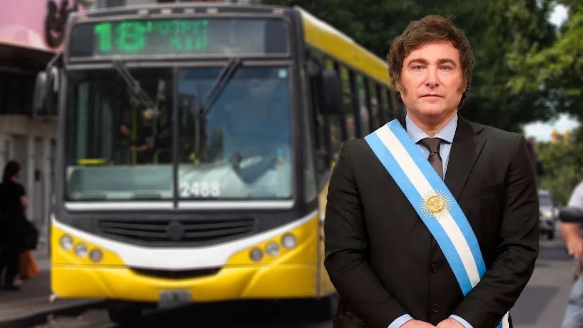 milei subsidios transporte