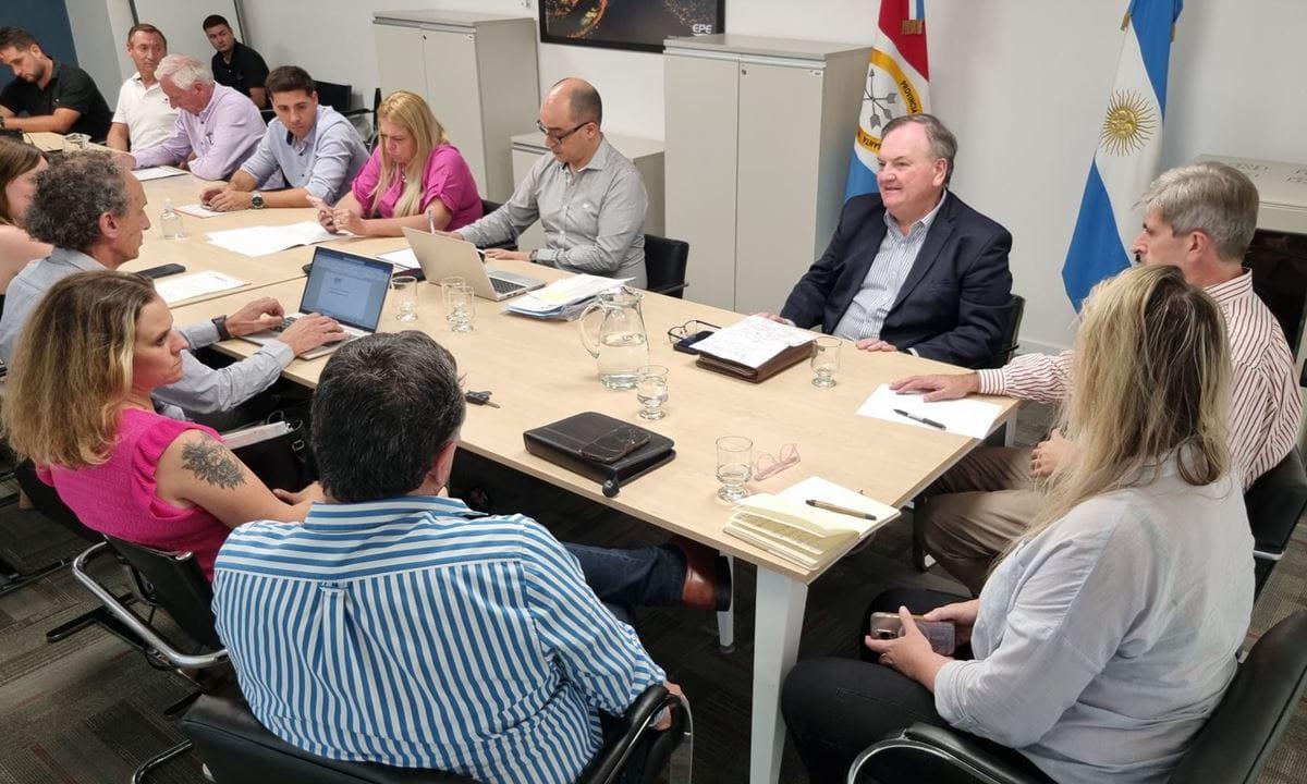 Michlig con Marcucci en la EPE