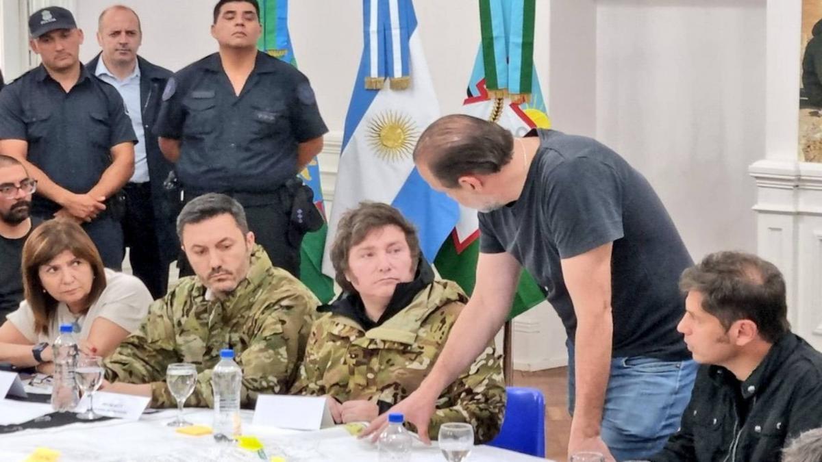 Milei en Bahia Blanca