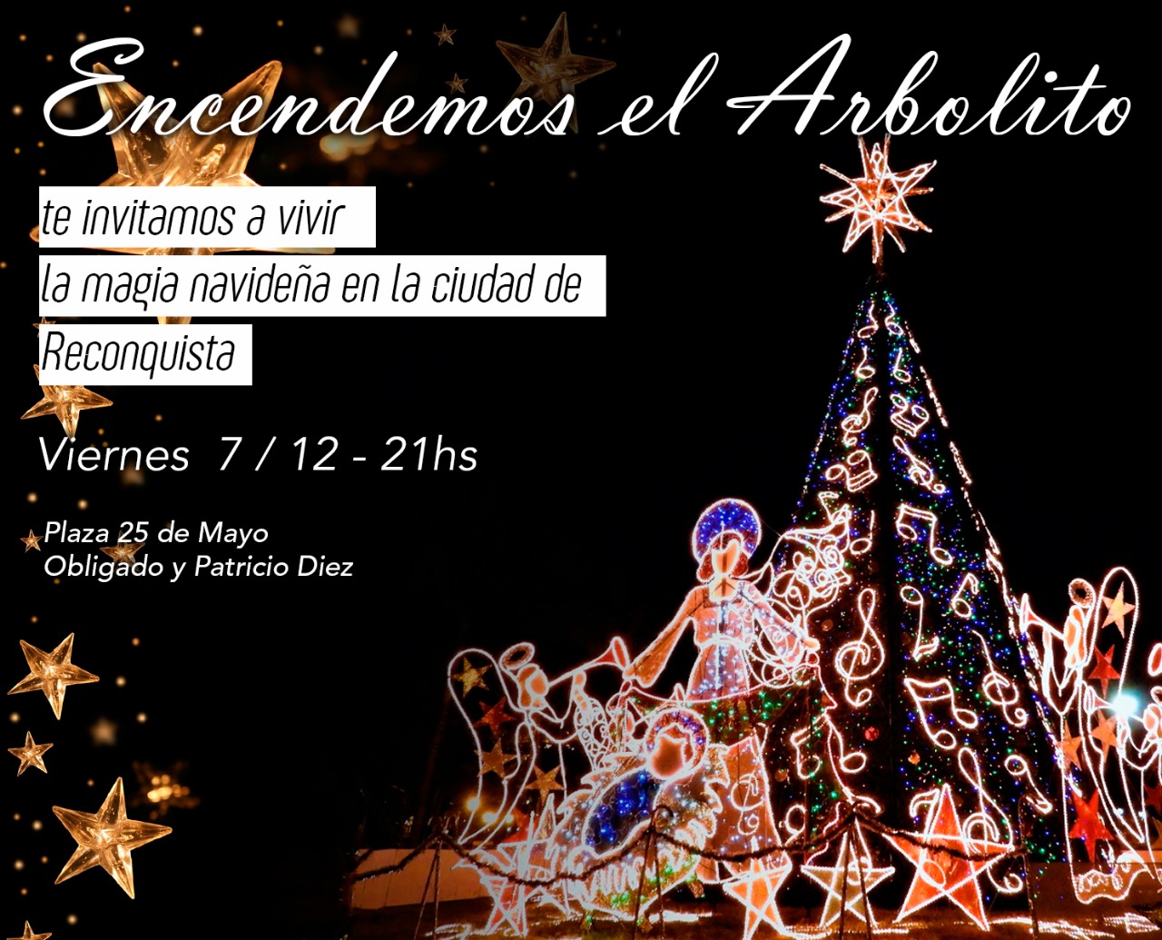 RECONQUISTA ENCIENDE SU ÁRBOL DE NAVIDAD