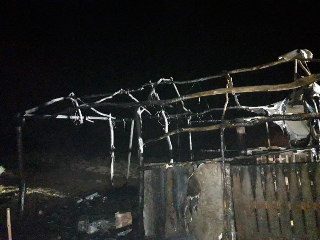 vivienda incendiada san cristóbal 2