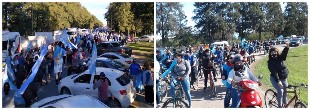 Las dos marchas del 9 de Julio