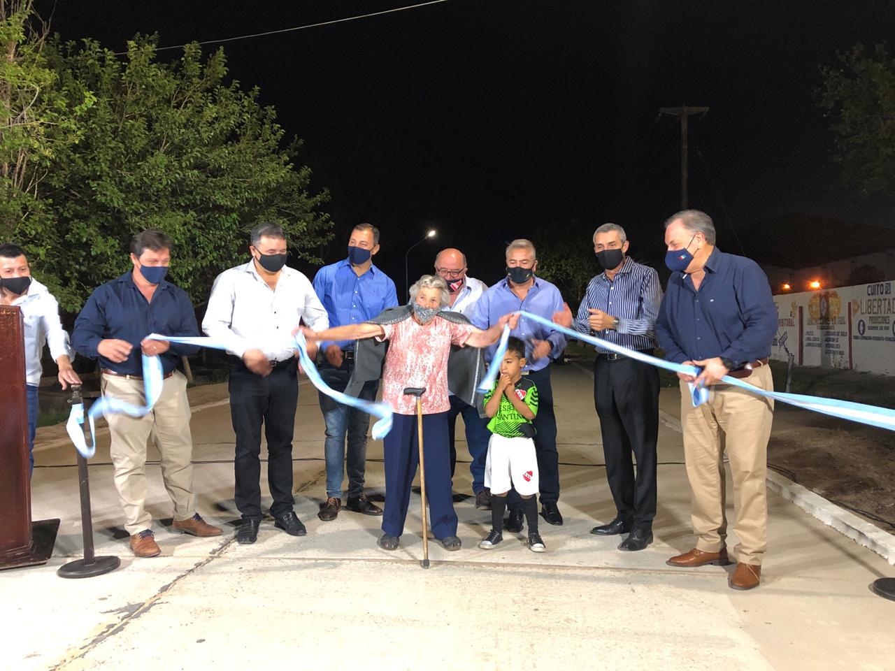 independiente inauguracion asfalto