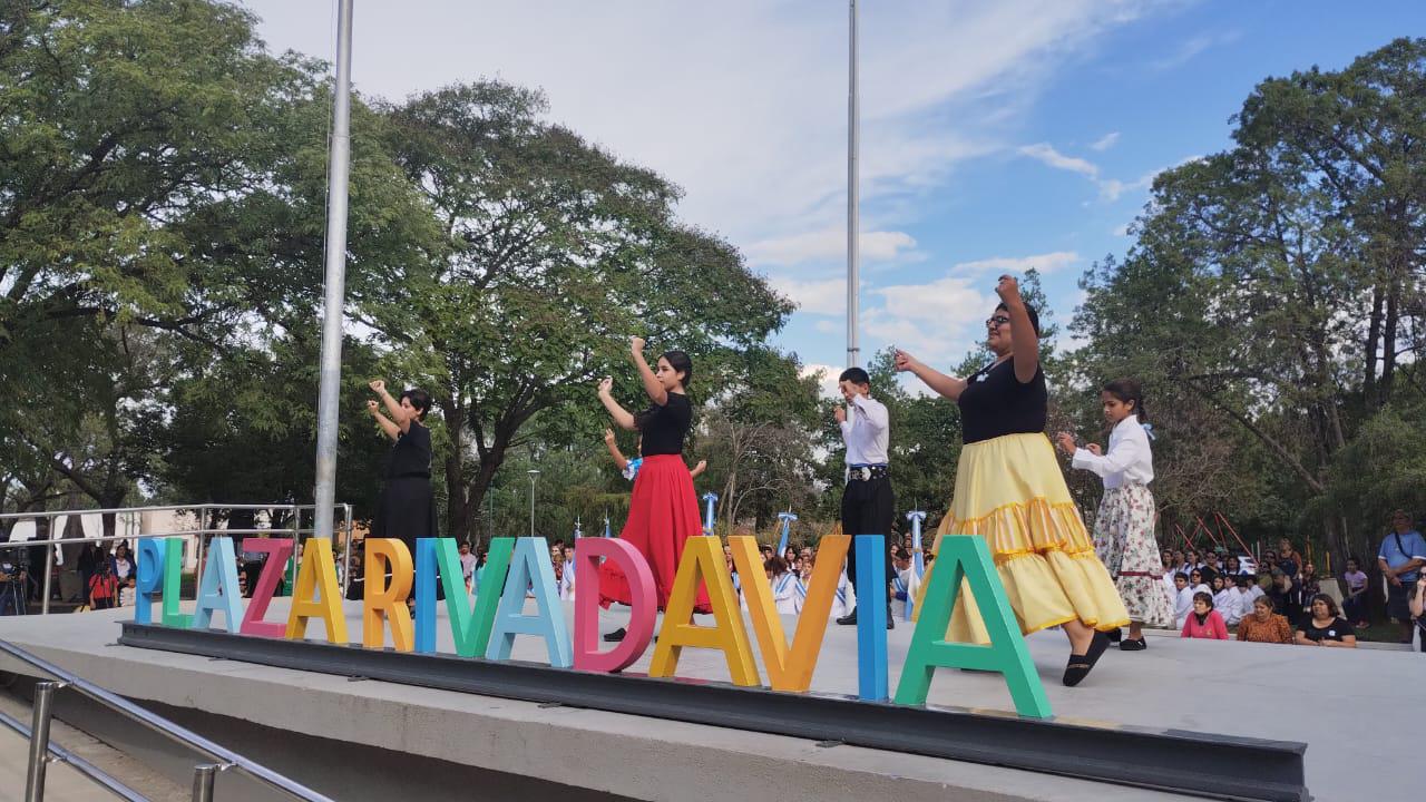 plaza rivadavia acto del 25