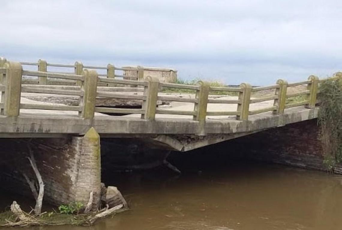 puente de Ruta 13 de Laguna La Verdecita