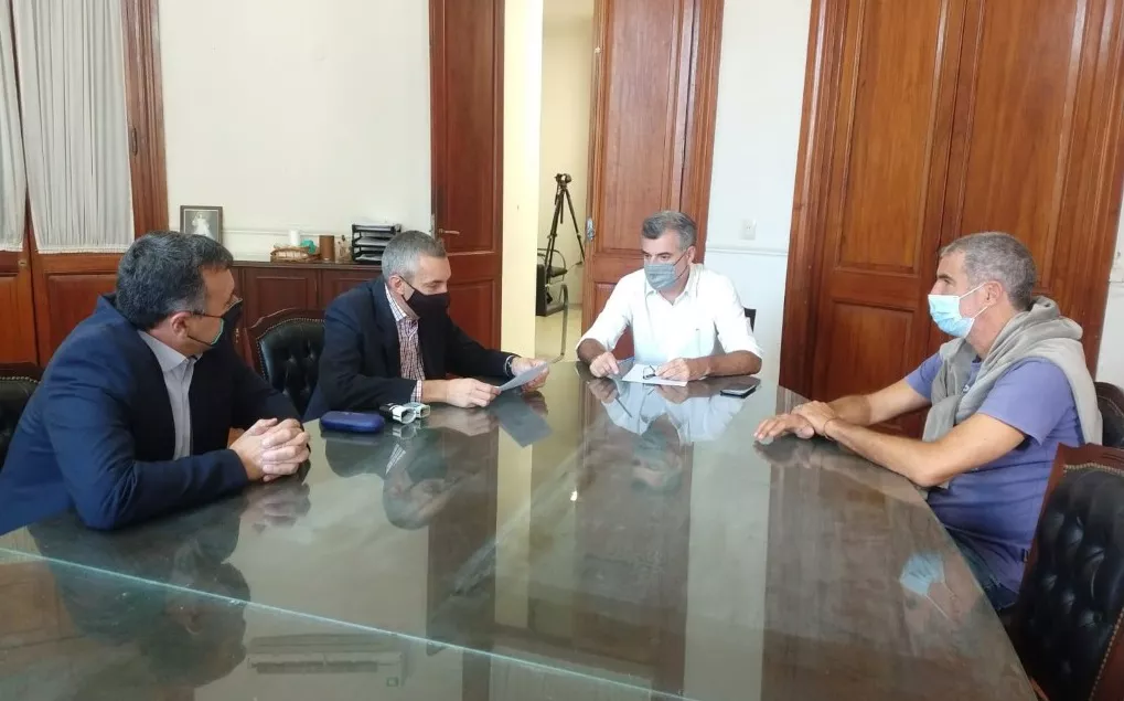 Intedente Horacio Rigo en la fima del Incluir